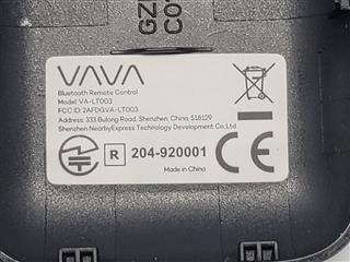 VAVA VA-LT002 short throw 4K Projector Remote control. Never Used in plastic.